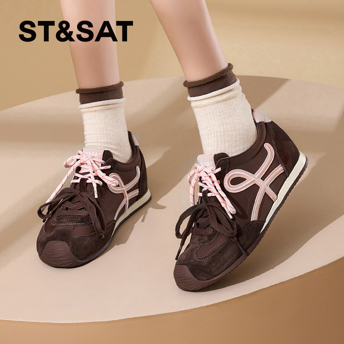 星期六复古芭蕾休闲德训鞋