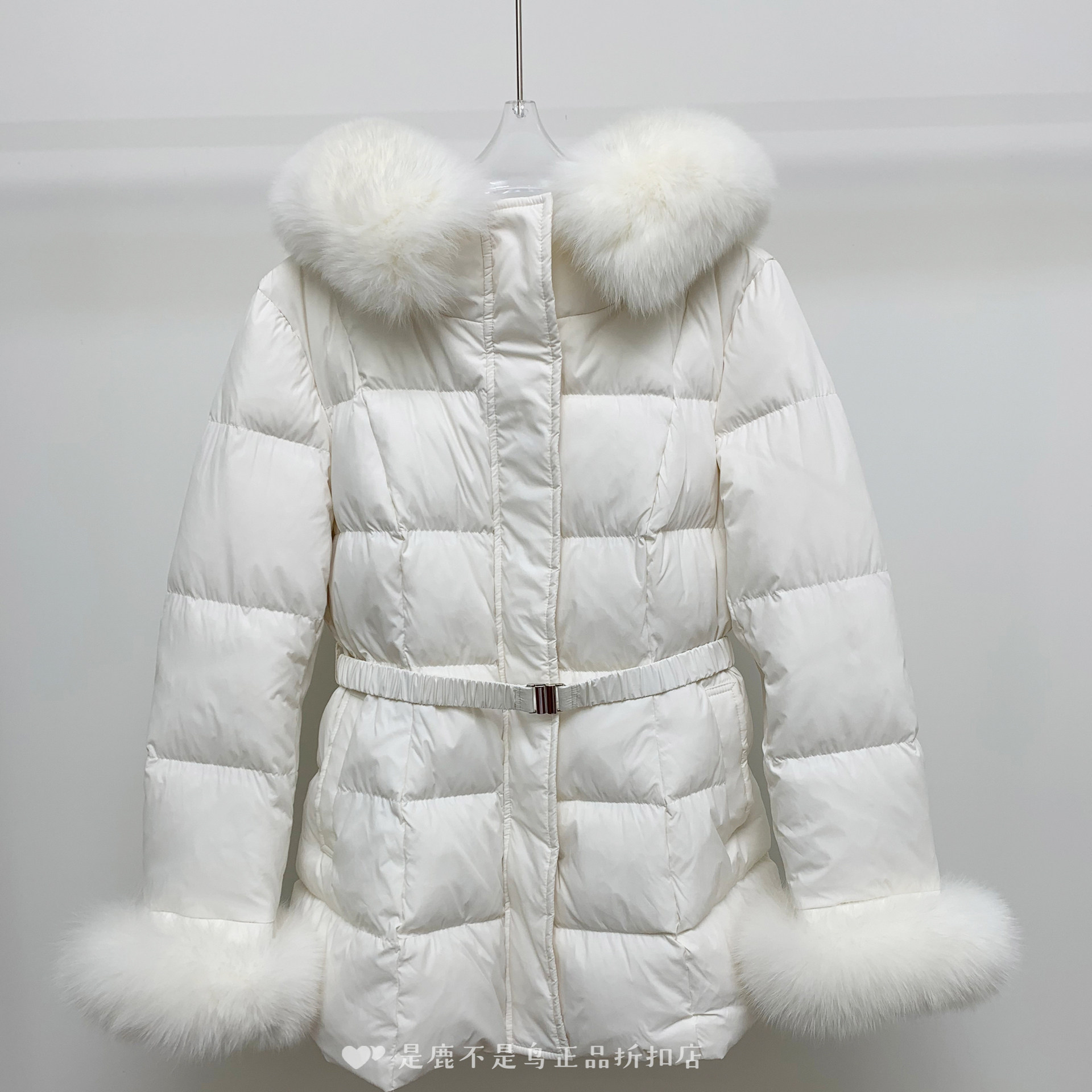 映氏国内专柜正品代购25高品质甜美狐狸毛领羽绒服流行爆款小个子