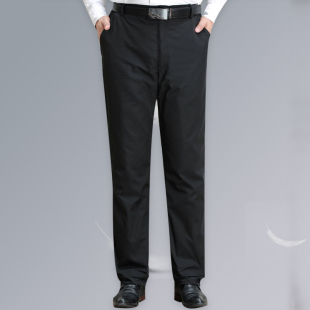 子冬中老年保暖羽绒裤 昊群2020质检可脱卸鸭绒羽绒裤 男外穿高腰裤