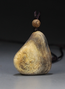 [原创]纯手工雕刻小猴子挂件 生肖吊坠 楼叔孤品