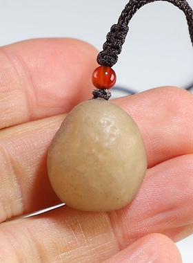 【小精品】天然空心玛瑙原石吊坠 手工原创设计个性挂件 楼叔孤品