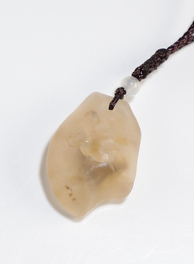 【清仓特价】天然戈壁玛瑙挂件 原石小吊坠 有裂 楼叔孤品