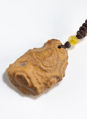 【孤品】九眼石页岩眼睛原石小吊坠 楼叔手工民族风挂件