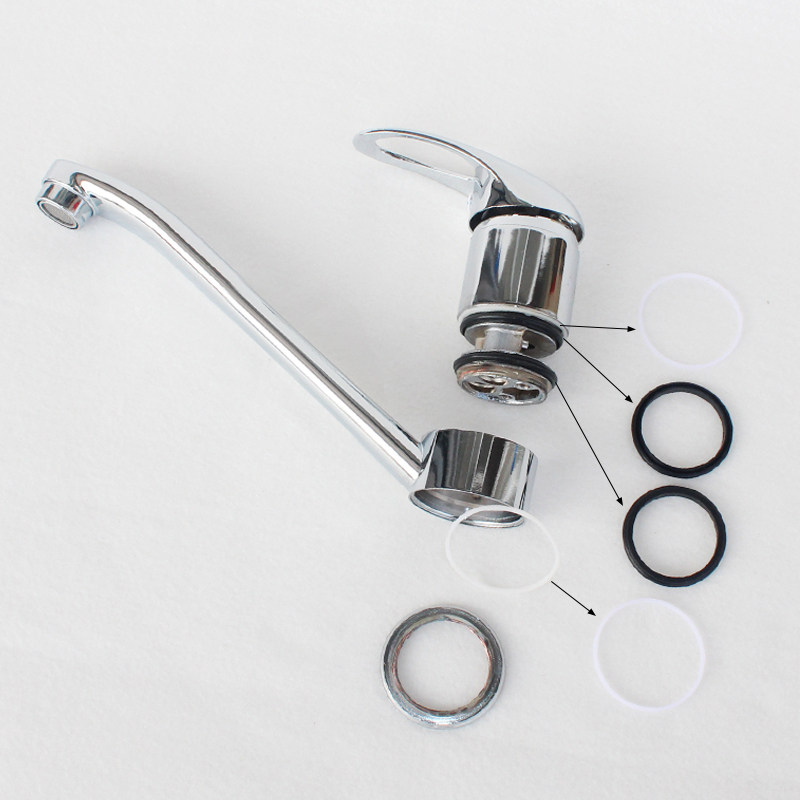 厨房冷热龙头封水胶圈 菜盆皮垫硅胶密封圈 o型圈 龙头维修配件