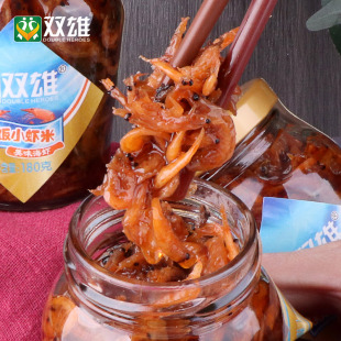 双雄拌饭小虾米虾仁XO酱下饭菜拌面酱虾酱虾米酱香辣海鲜酱即食