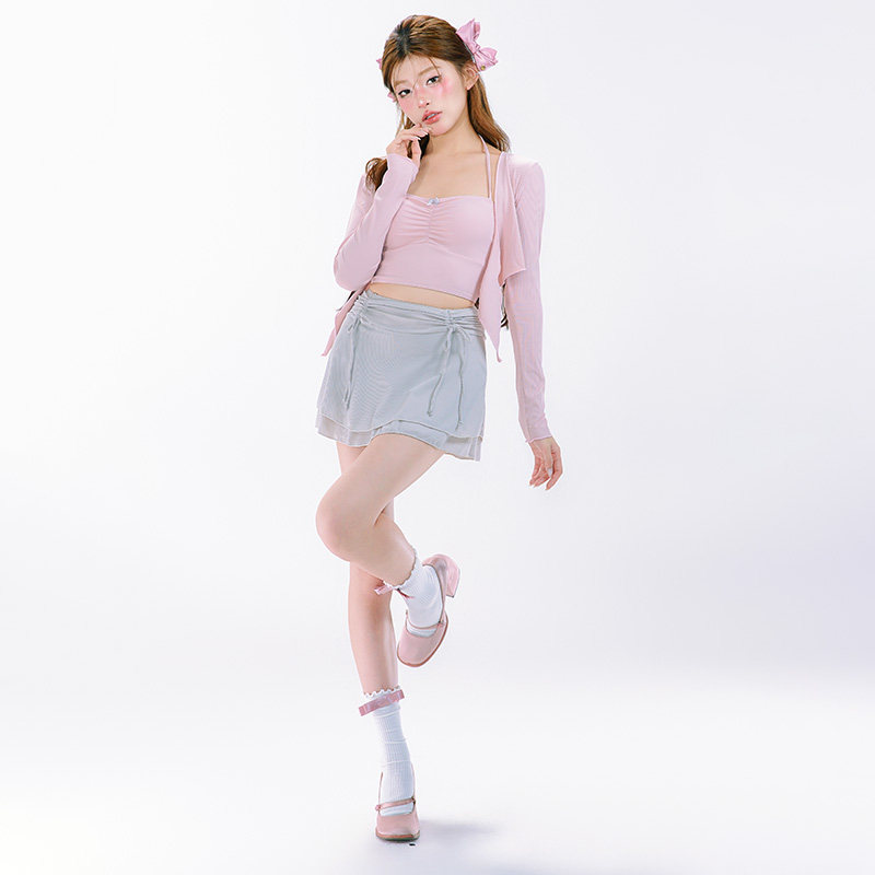 only girl－芭蕾少女粉色裙式保守遮肚显瘦学生保守分体游泳衣女,运动/瑜伽/健身/球迷用品,分体泳衣,淘宝优惠券,粉丝福利购,淘宝优惠卷