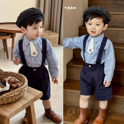 周岁礼服男宝宝生日宴花童小西装
