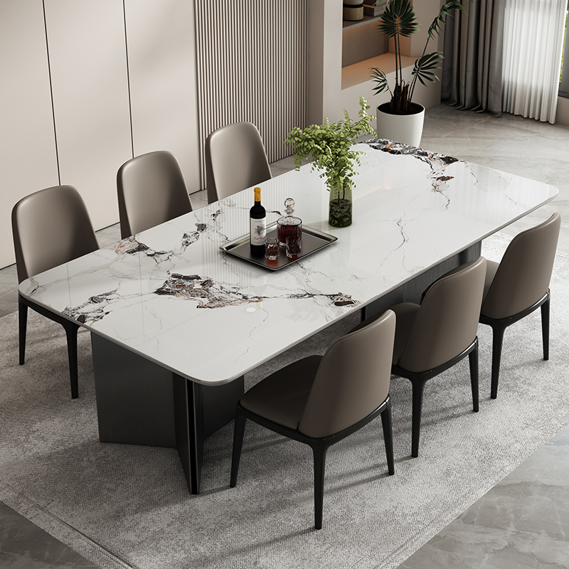 亮光岩板简约大气现代轻奢