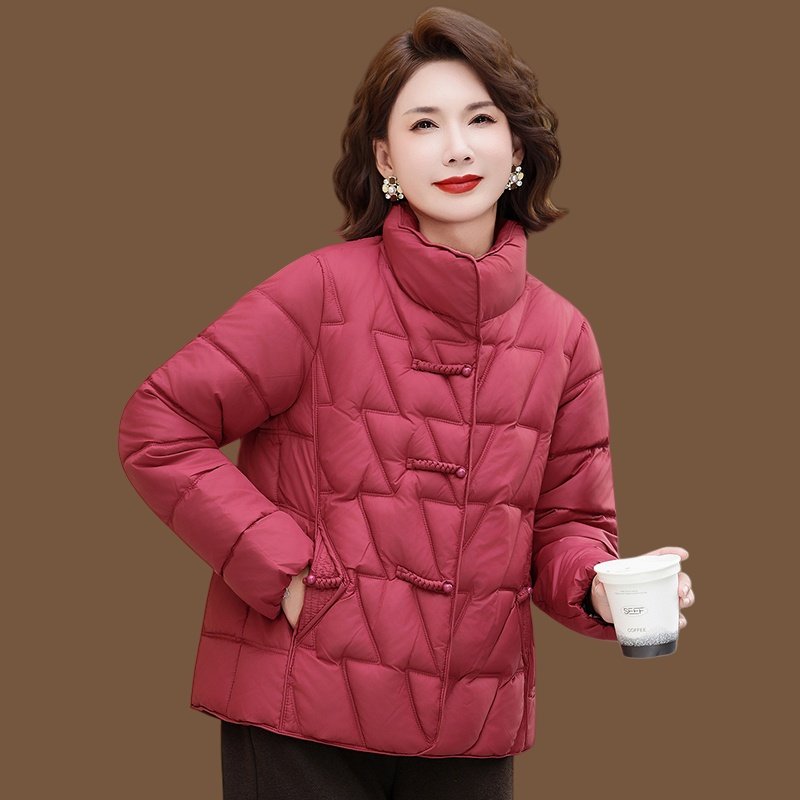 妈妈冬装时尚短款加厚棉服2025新款中老年女冬季轻薄保暖棉衣外套,女装/女士精品,中老年女装,淘宝优惠券,粉丝福利购,淘宝优惠卷
