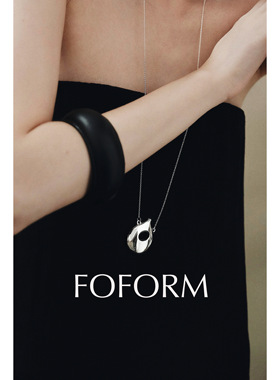 项链FOFORM纯银雕塑镂空宝瓶