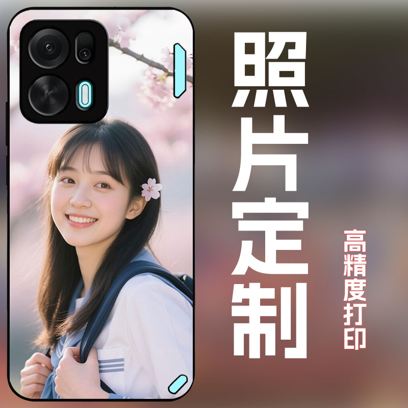 适用oppok15手机壳定制来图定制照片订做全包保护套diy艺术婚纱照玻璃壳简约创意个性照片定制男女