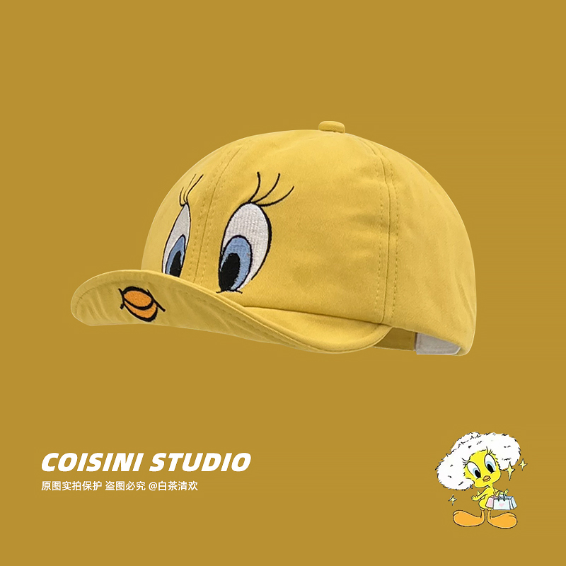 韩国崔弟翠儿翻檐鸭舌帽