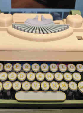 复古打字机纸抽盒纸巾网红摆件创意卫生纸盒高档装饰品家居酒吧