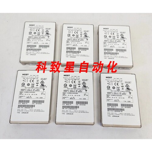 工业配件LOT OF 6 EMC 1.6TB SSD SAS 12G 2.5英寸 118033292-03