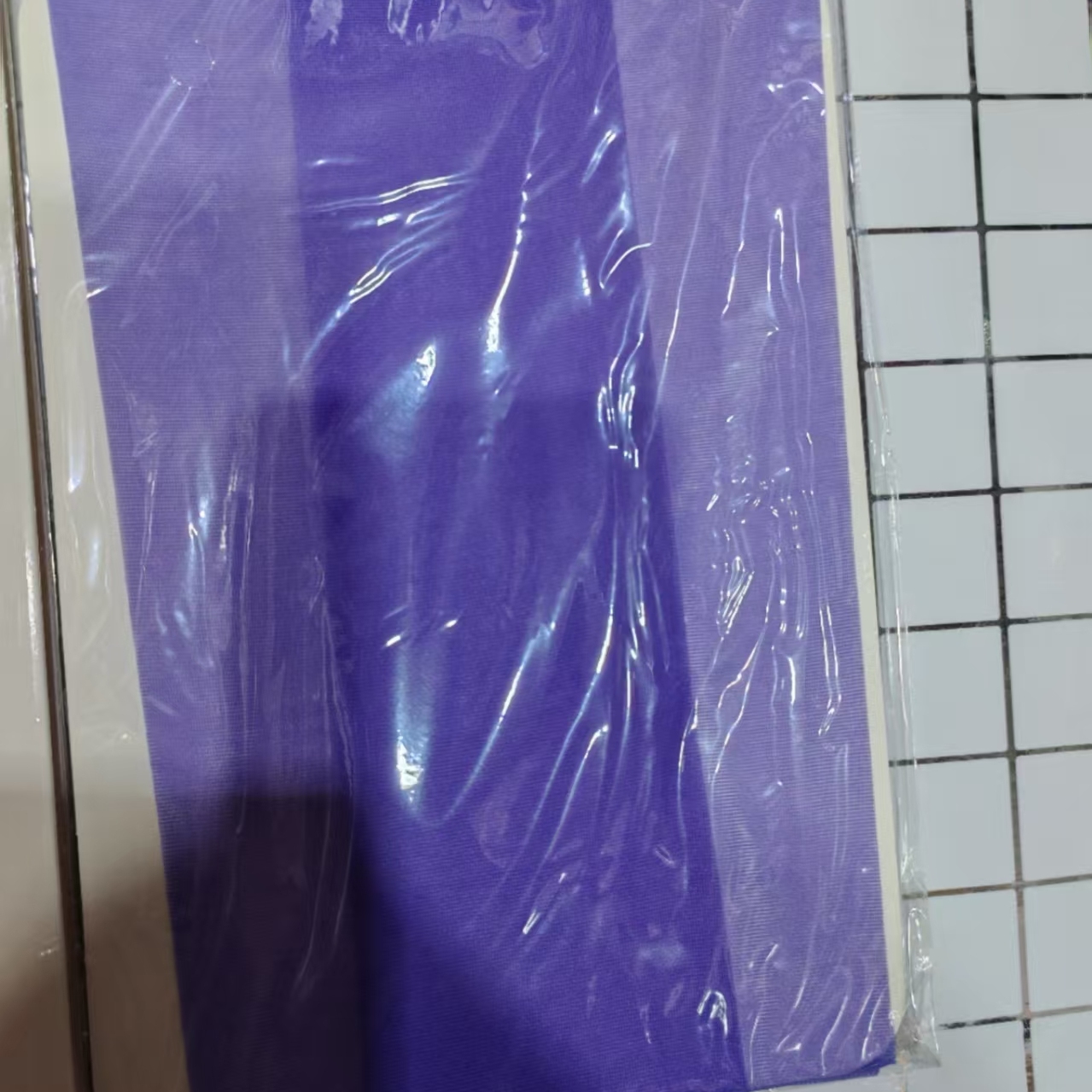 3双雪青紫嘉梦依8213女丝袜防刮彩色7D丝袜超薄一线裆紫色糖果袜
