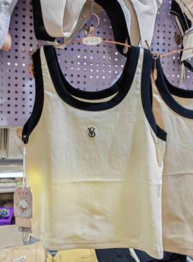 俏璐娜607纯色棉薄背心字母中版吊带女宽带45cm薄T恤圆领606美背