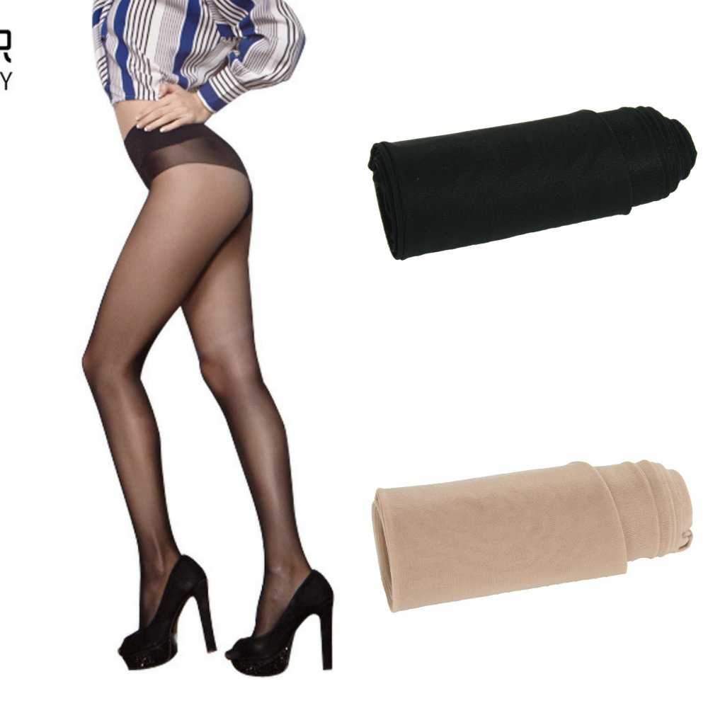 袋装钢丝袜连裤袜夏季薄款天鹅绒防脱丝任意剪丝袜肤色耐穿连裤袜