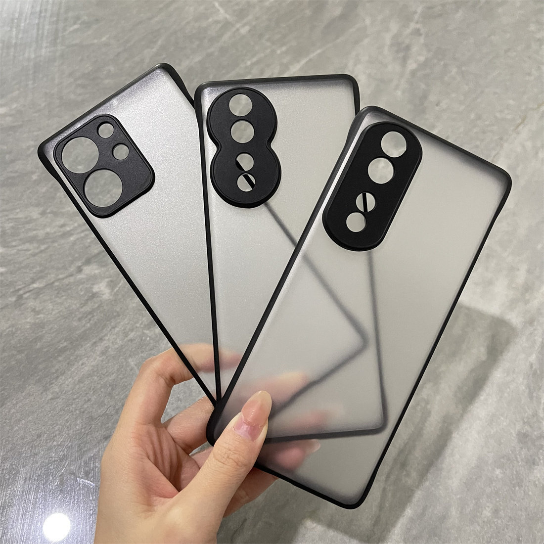 荣耀80/80pro手机壳超薄透明磨砂