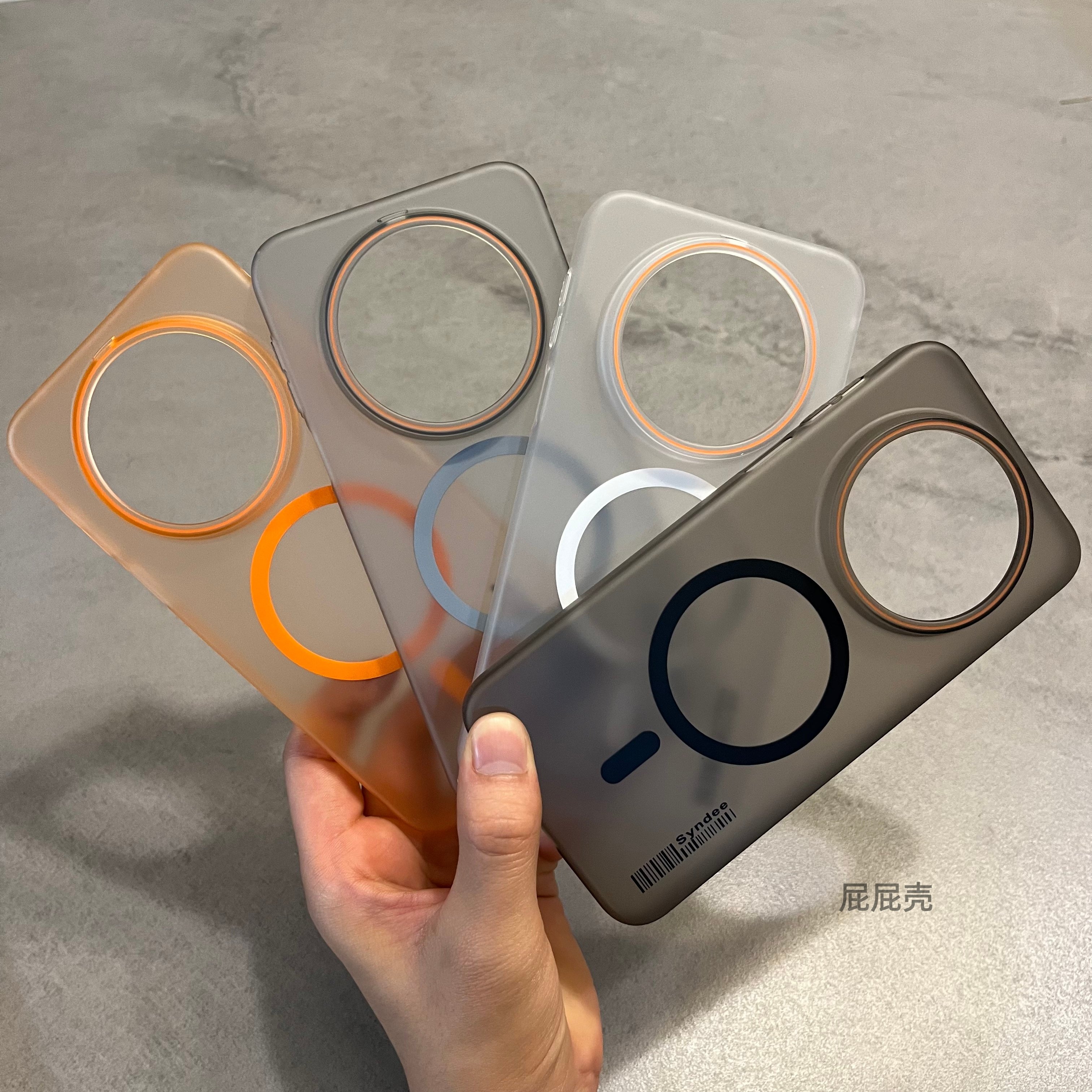 适用华为Mate80pro手机壳磁吸式超轻薄全包边透明80磨砂硬壳简约高级新款80promax男女保护套大孔柔纱裸机感