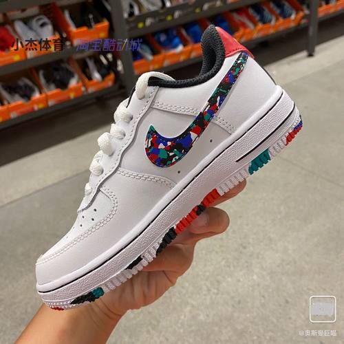 Nike/耐克彩色蜡笔经典AF1童鞋