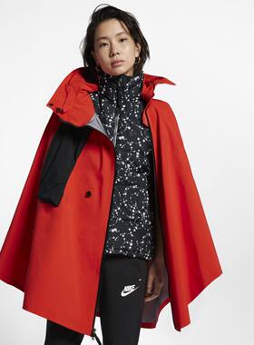 女款三合一机能斗篷冲锋衣外套