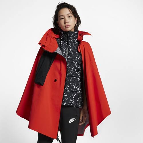 女款三合一机能斗篷冲锋衣外套