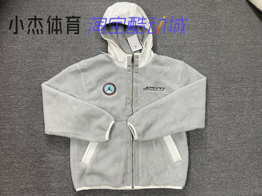休闲羊羔绒保暖连帽夹克外套