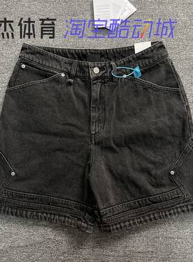 JORDAN 男子水洗牛仔做旧美式复古运动休闲工装短裤 HM3960-010