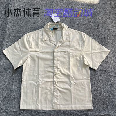 Jordan Essentials纯色刺绣复古休闲柔软方领短袖衫衣 FN4626-203