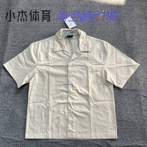 Jordan Essentials纯色刺绣复古休闲柔软方领短袖衫衣 FN4626-203