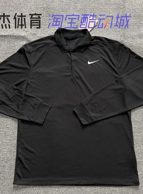 Nike/耐克 男子秋季速干高尔夫翻领运动长袖POLO衫 DN2345-010