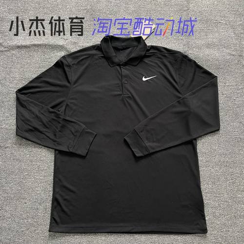 Nike/耐克 男子秋季速干高尔夫翻领运动长袖POLO衫 DN2345-010