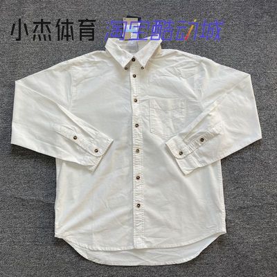 Nike/耐克 男子户外运动舒适休闲纯色纽扣长袖衬衫 FN3126-121