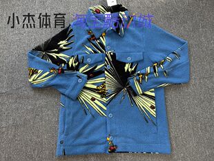 Nike 男子运动休闲印花羊羔绒保暖翻领夹克外套 DA6708 469 耐克
