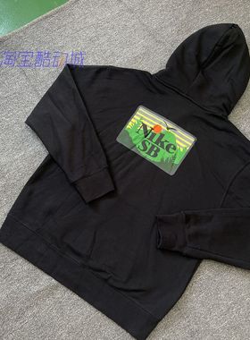 Nike/耐克 SB 男子加绒保暖针织连帽衫运动套头卫衣 DA4256-010