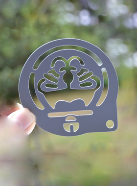 包邮3-10寸 烘焙工具 喷花模具 蛋糕喷花模 印花模 糖粉筛叮当猫