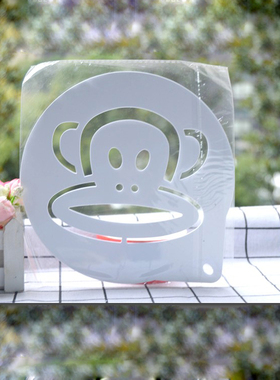 包邮新品3~10寸大嘴猴蛋糕糖粉筛模 KT印花模 喷花模