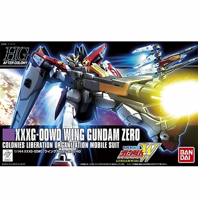 万代BANDAI HG 174 WING ZERO 零式 飞翼高达原型机1/144拼装模型