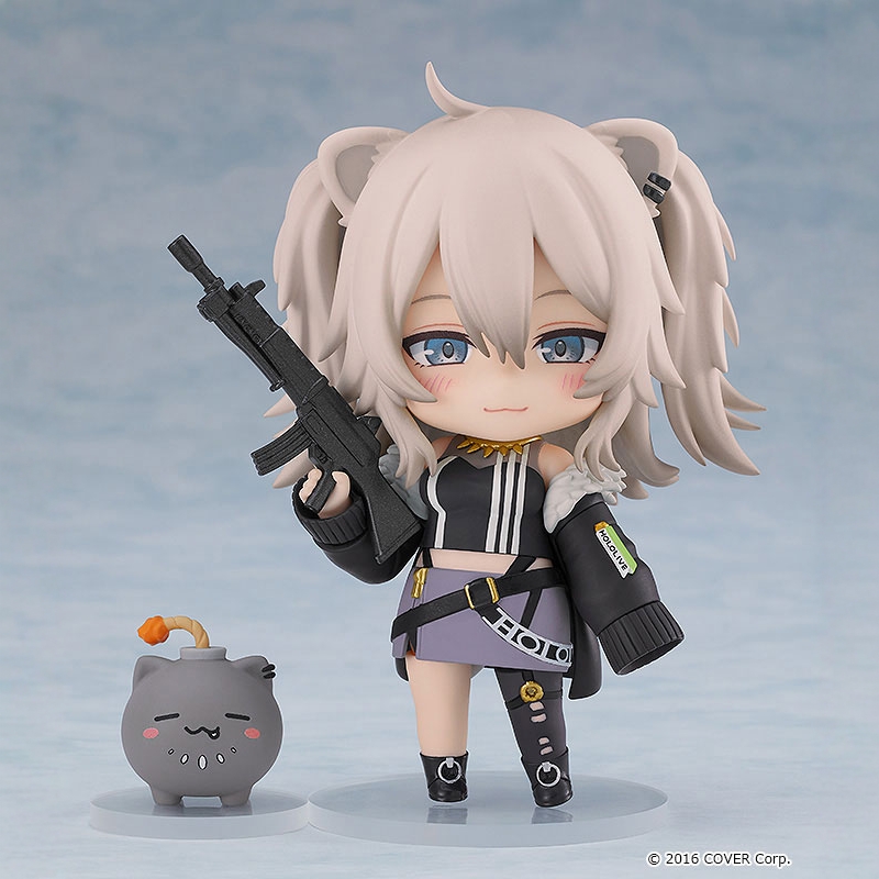 【樱乐会定金】GSC粘土人 再版 hololive 狮白牡丹 Q版手办