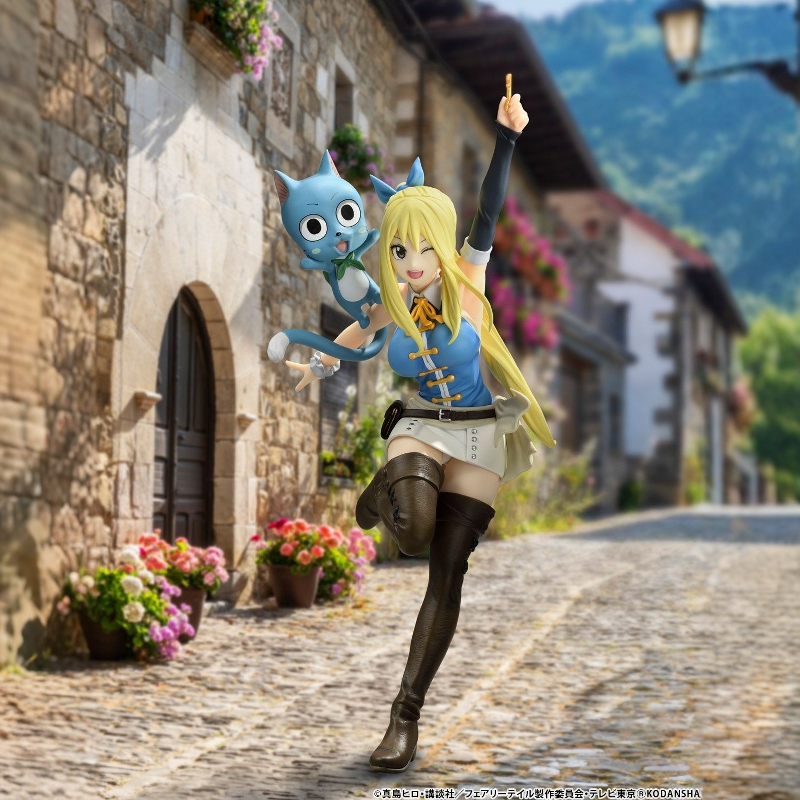 樱乐会现货BellFine BF 妖精的尾巴 露西 哈特菲利亚 眨眼版 手办