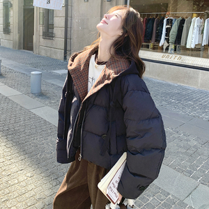 数据好 现货假两件连帽羽绒服90绒 2C170--8063--P295控438图片