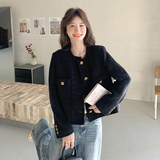 金属扣小香风外套2C170-1022-P145-K208，女装短外套，2C170