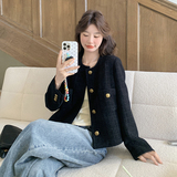 金属扣小香风外套2C170-1022-P145-K208，女装短外套，2C170