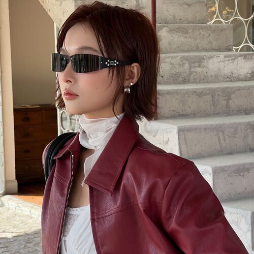 2026新款墨镜女高级感防紫外线太阳镜显脸小 街拍凹造型眼镜防晒