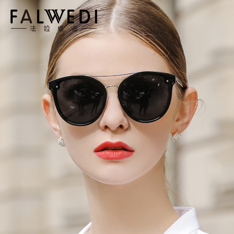 gm太阳镜女2025新款圆脸大脸显瘦防紫外线韩版潮墨镜时尚偏光眼镜