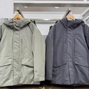 日单男装女装高性能复合防水羽绒服连帽加厚外套保暖夹克470073