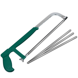 高碳钢钢锯条手用钢锯片金属木工拉花锯条柔性锯钢锯架300mm包邮