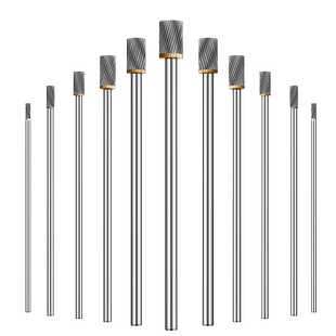 加长旋转锉金属雕刻电动打磨头钨钢铣刀磨头A型硬质合金旋转锉刀