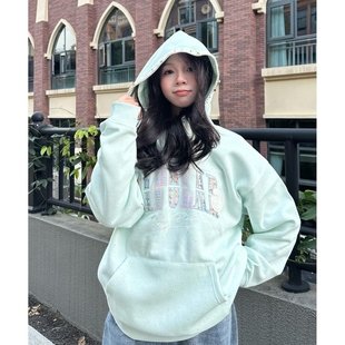 1640加绒小香风刺绣卫衣女