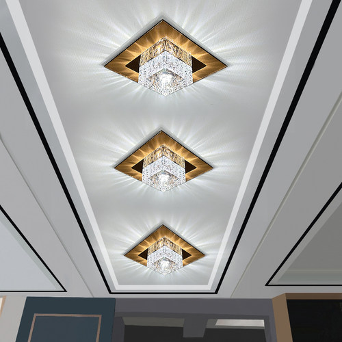 亮风格LED现代简约水晶走廊灯